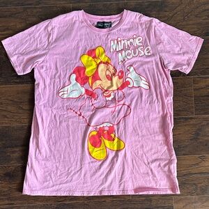 Disney Minnie Mouse Pink Short Sleeve Tee